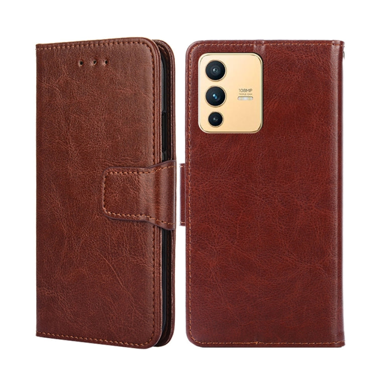 For vivo S12 5G / V23 Crystal Texture Leather Phone Case
