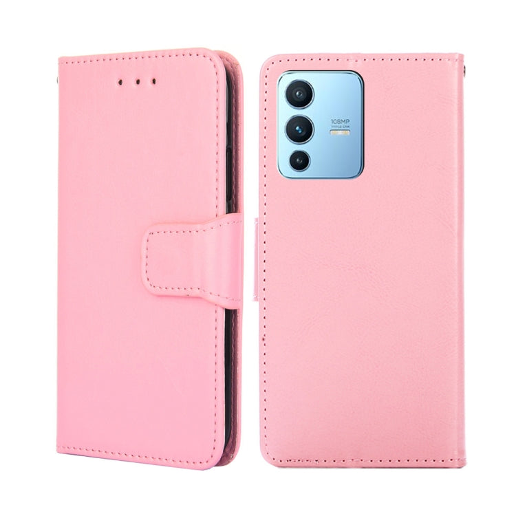 For vivo S12 Pro 5G / V23 Pro Crystal Texture Leather Phone Case