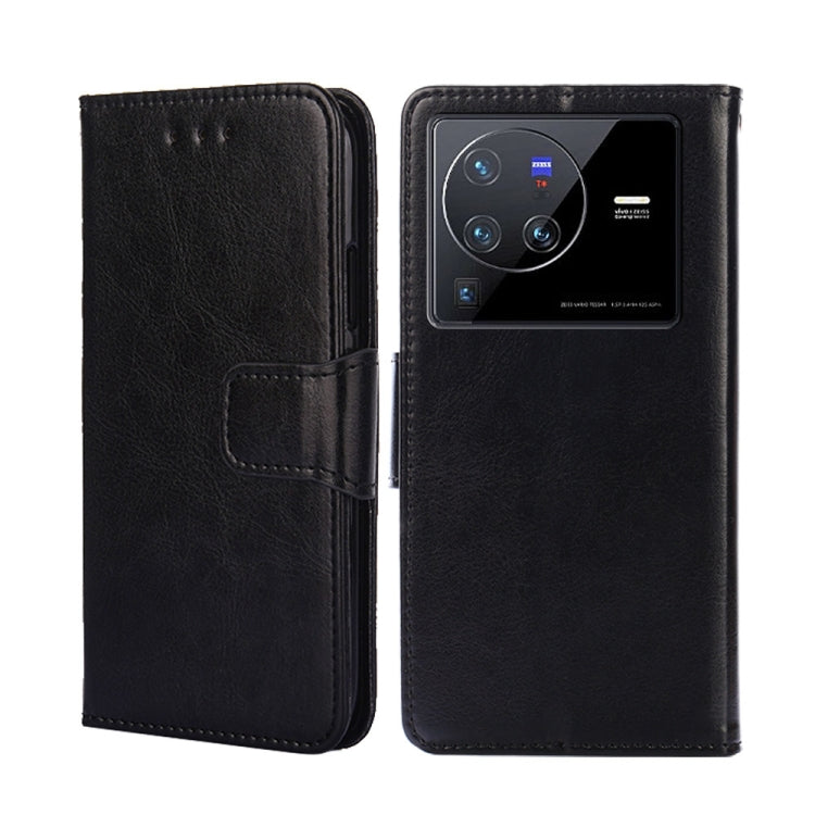 For vivo X80 Pro CN Version Crystal Texture Leather Phone Case