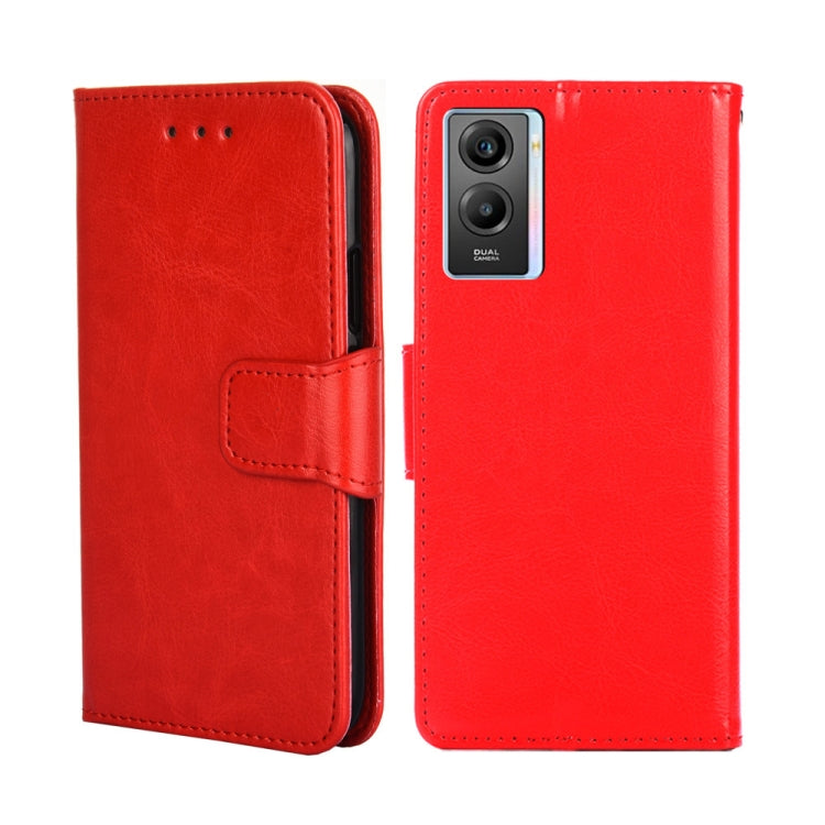 For vivo Y55S 5G Crystal Texture Leather Phone Case