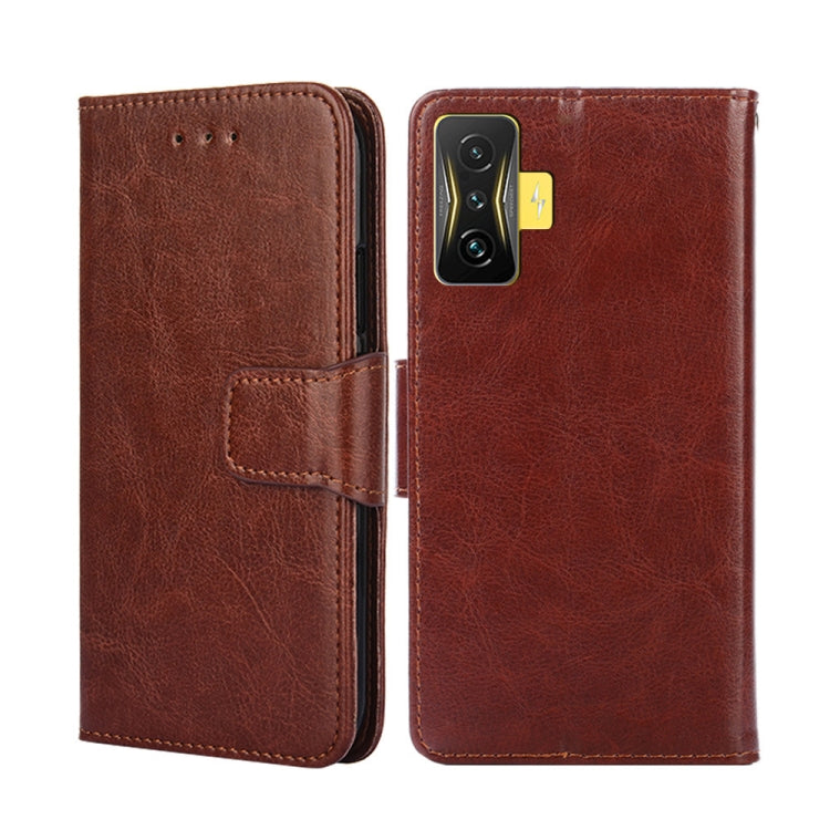 For Xiaomi Redmi K50 Gaming Crystal Texture Leather Phone Case