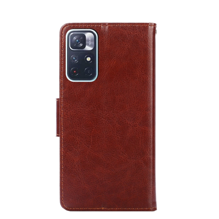 For Xiaomi Redmi Note 11 5G/Poco M4 Pro 5G Crystal Texture Leather Phone Case