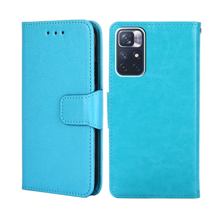 For Xiaomi Redmi Note 11 5G/Poco M4 Pro 5G Crystal Texture Leather Phone Case