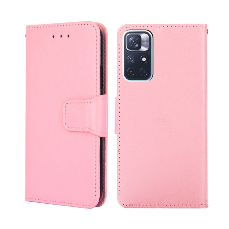 For Xiaomi Redmi Note 11 5G/Poco M4 Pro 5G Crystal Texture Leather Phone Case