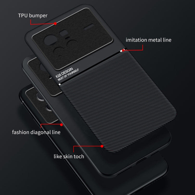 For vivo X80 Classic Tilt Magnetic Phone Case