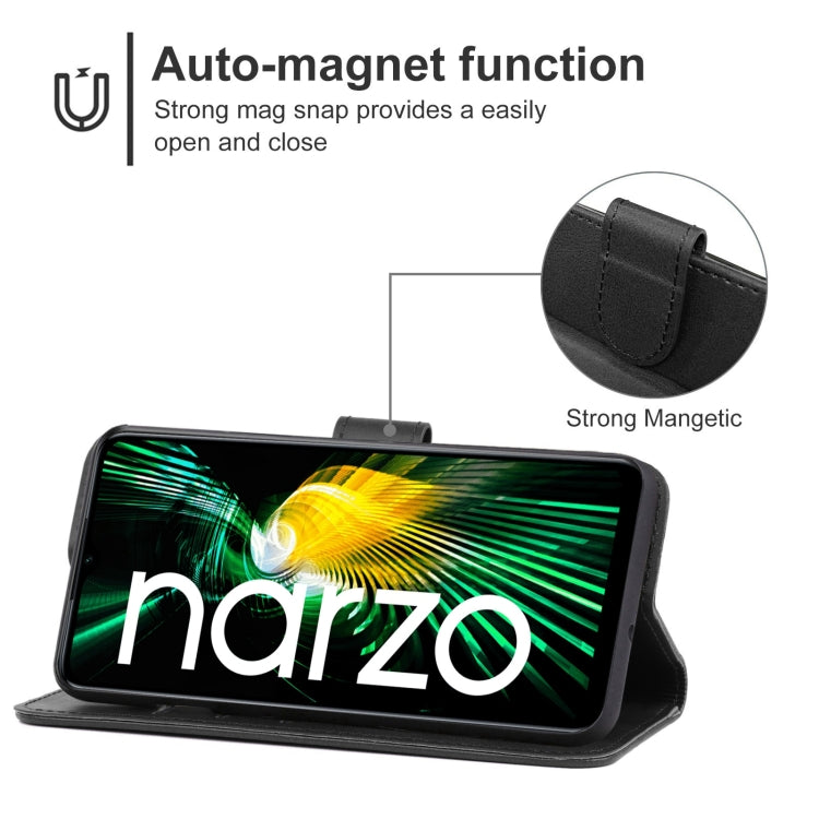 For OPPO Realme Narzo 50 5G Leather Phone Case