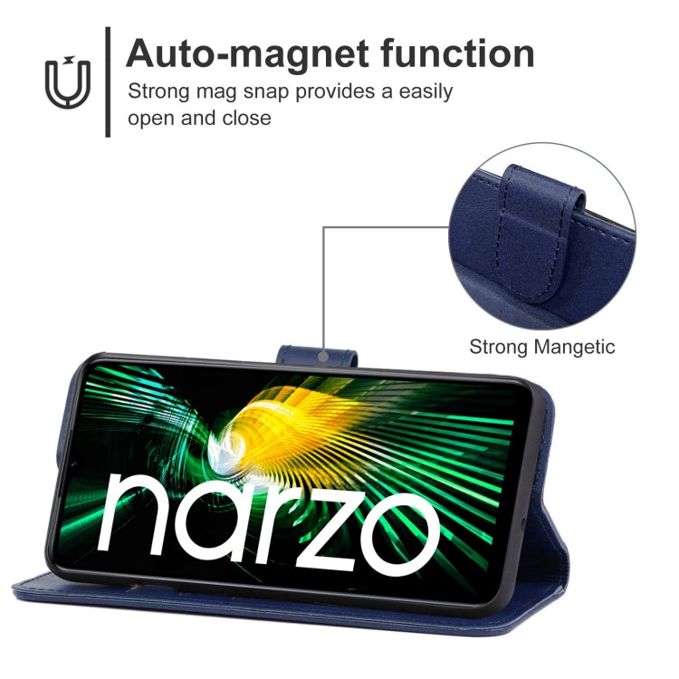 For OPPO Realme Narzo 50 5G Leather Phone Case
