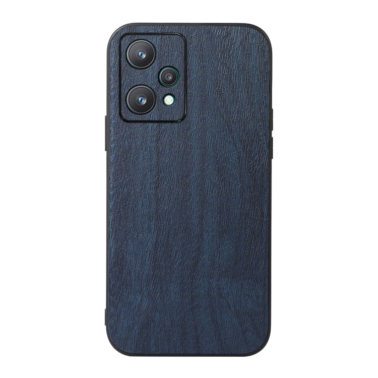 For OPPO Realme 9 Pro / Realme V25 Wood Texture PU Phone Case