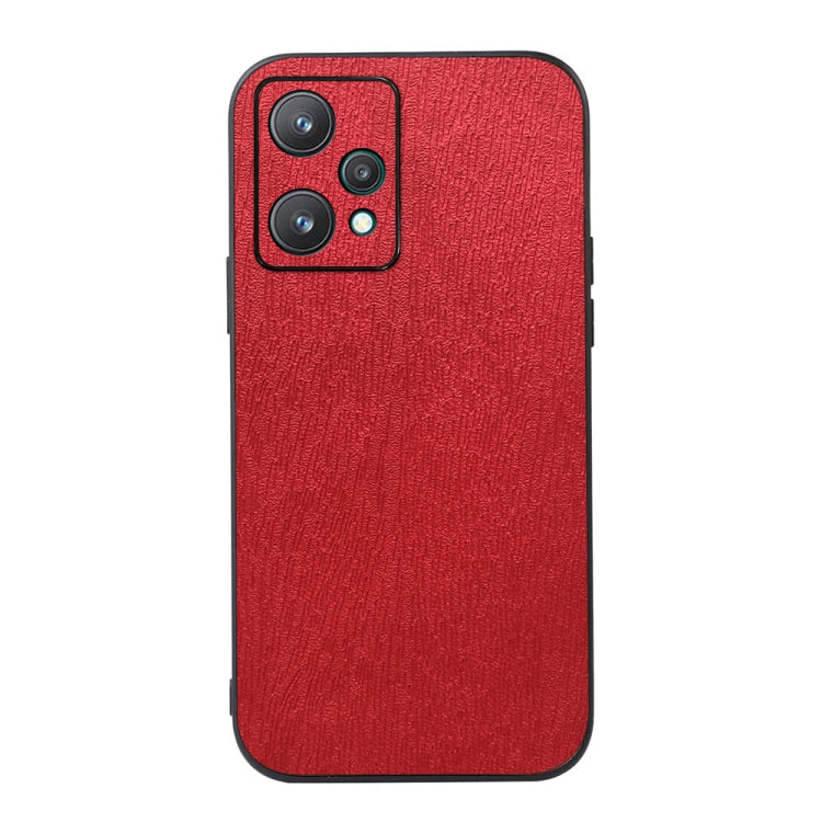 For OPPO Realme 9 Pro / Realme V25 Wood Texture PU Phone Case