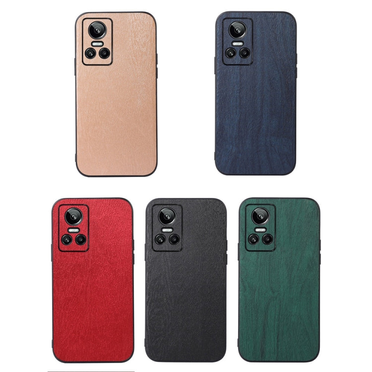 For OPPO Realme GT Neo3 Wood Texture PU Phone Case