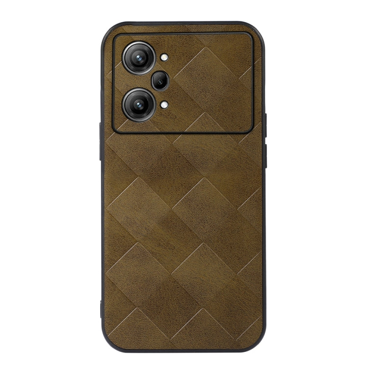 For OPPO K10 Pro 5G Weave Plaid PU Phone Case