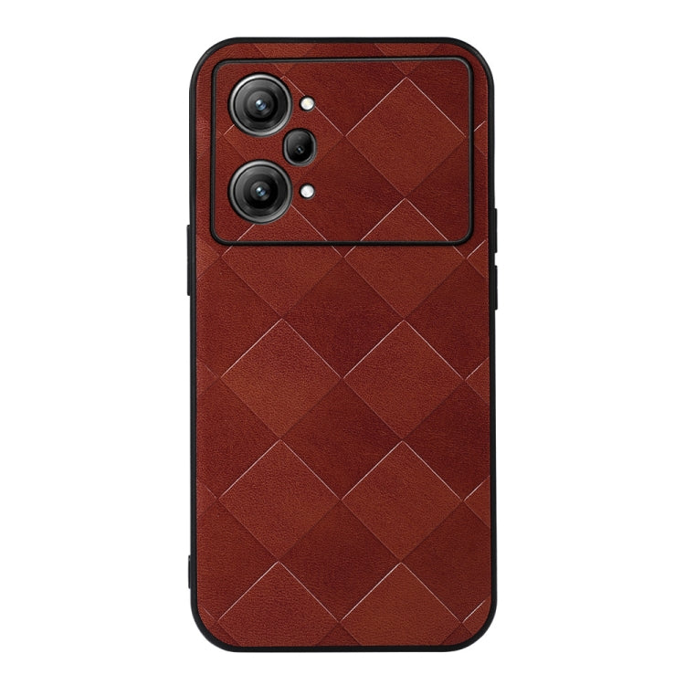 For OPPO K10 Pro 5G Weave Plaid PU Phone Case