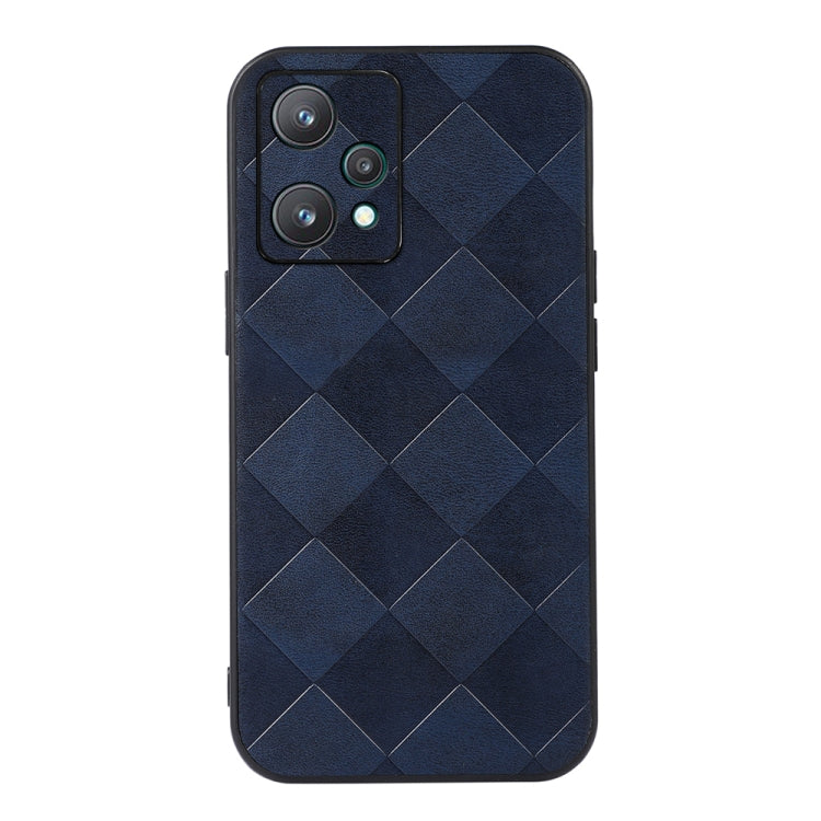 For OPPO Realme 9 Pro / Realme V25 Weave Plaid PU Phone Case