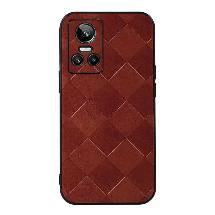 For OPPO Realme GT Neo3 Weave Plaid PU Phone Case