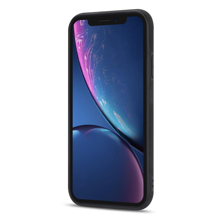 For iPhone XR Zipper Card Holder Phone Case