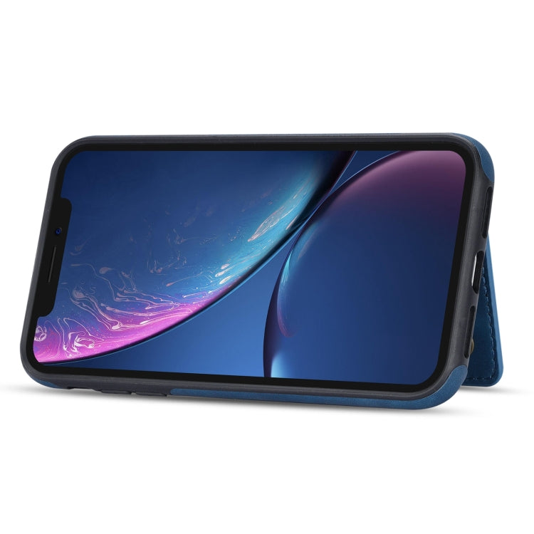 For iPhone XR Zipper Card Holder Phone Case