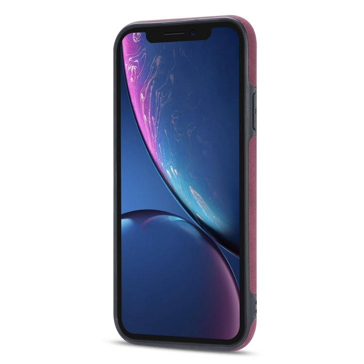 For iPhone XR Zipper Card Holder Phone Case