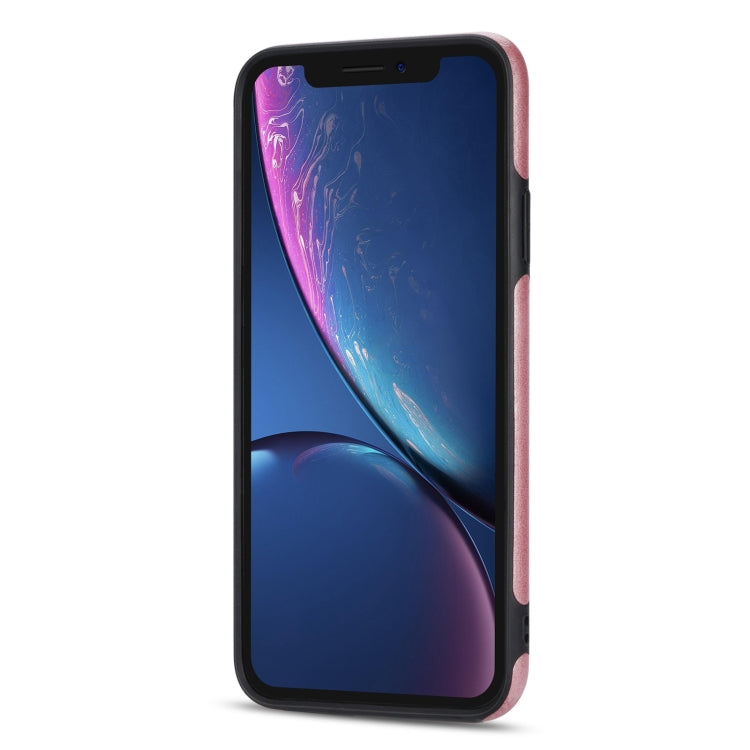 For iPhone XR Zipper Card Holder Phone Case