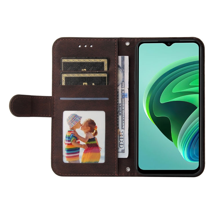 For Xiaomi Redmi Note 11E / 10 Prime+ 5G Skin Feel Life Tree Metal Button Leather Phone Case