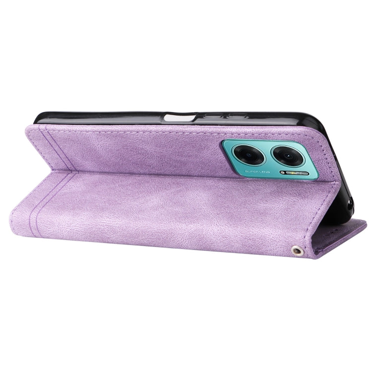 For Xiaomi Redmi Note 11E / 10 Prime+ 5G Skin Feel Life Tree Metal Button Leather Phone Case