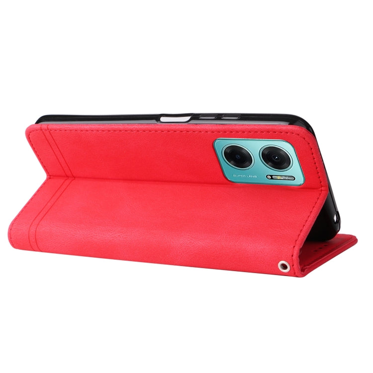 For Xiaomi Redmi Note 11E / 10 Prime+ 5G Skin Feel Life Tree Metal Button Leather Phone Case