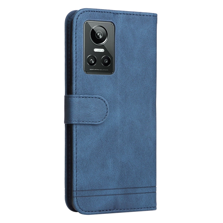 For OPPO Realme GT Neo3 Skin Feel Life Tree Metal Button Leather Phone Case