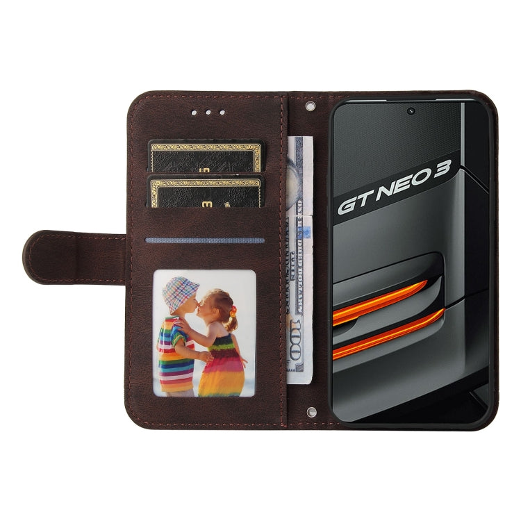 For OPPO Realme GT Neo3 Skin Feel Life Tree Metal Button Leather Phone Case