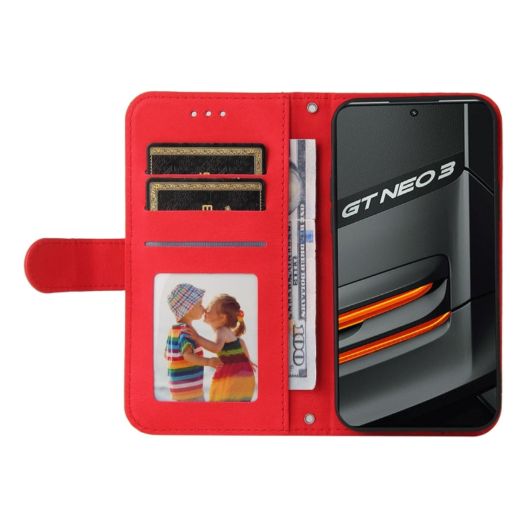 For OPPO Realme GT Neo3 Skin Feel Life Tree Metal Button Leather Phone Case