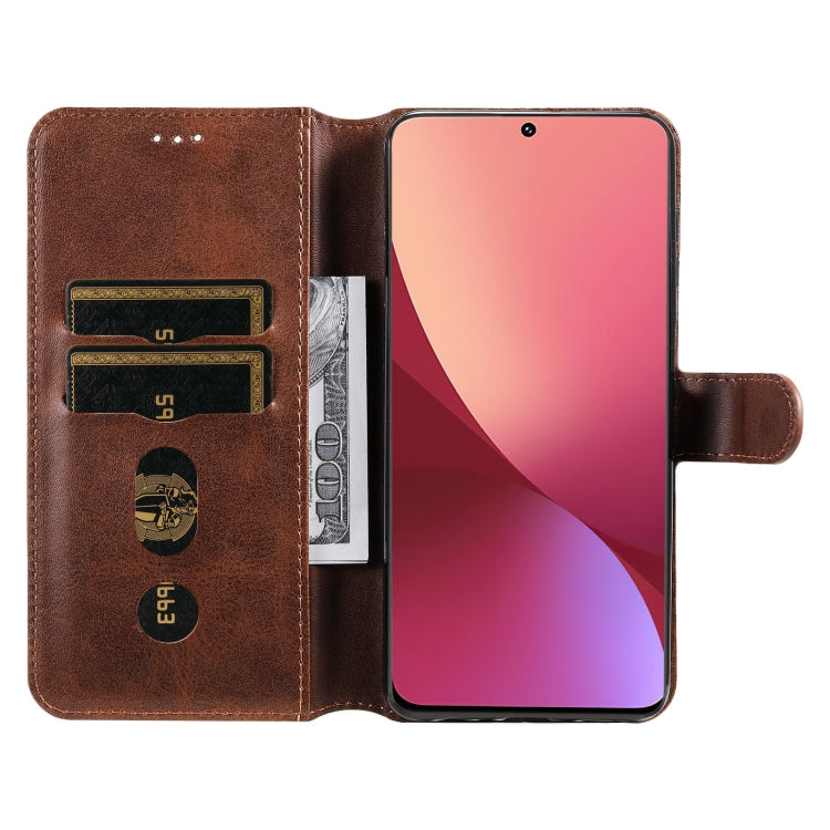 For Xiaomi 12 / 12X Classic Calf Texture Flip Leather Phone Case