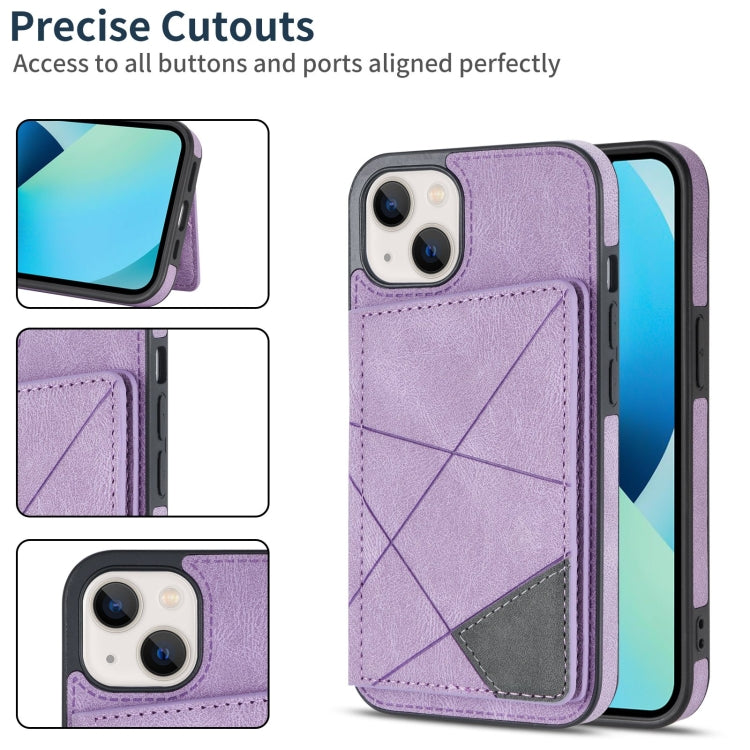 For iPhone 13 mini Line Card Holder Phone Case