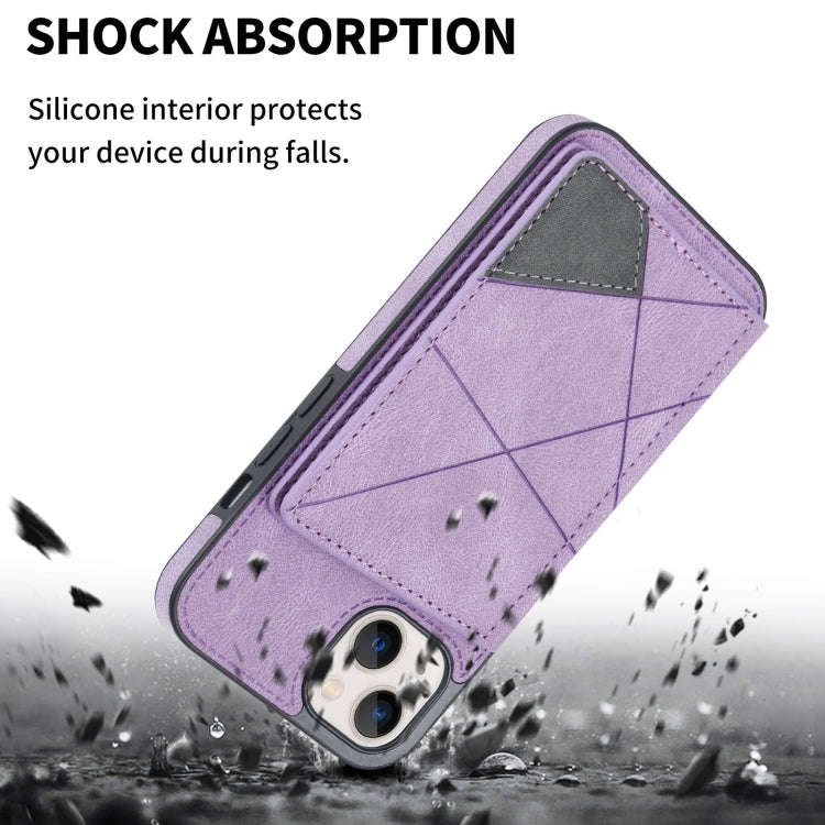 For iPhone 13 mini Line Card Holder Phone Case