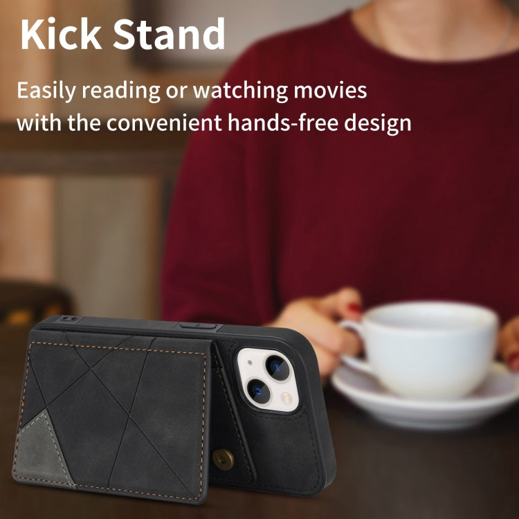 For iPhone 13 Line Card Holder Phone Case