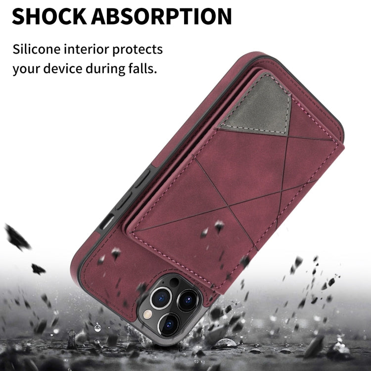 For iPhone 13 Pro Max Line Card Holder Phone Case