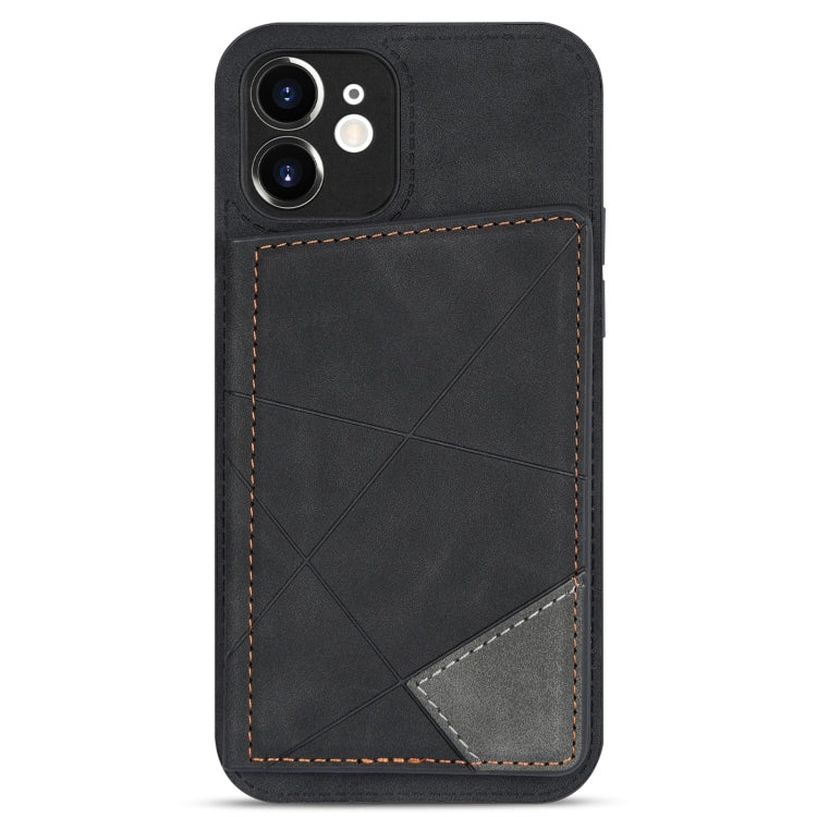 For iPhone 12 Line Card Holder Phone Case