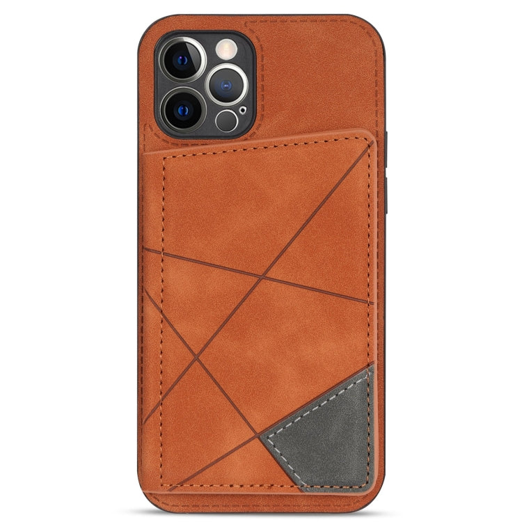 For iPhone 12 Pro Line Card Holder Phone Case