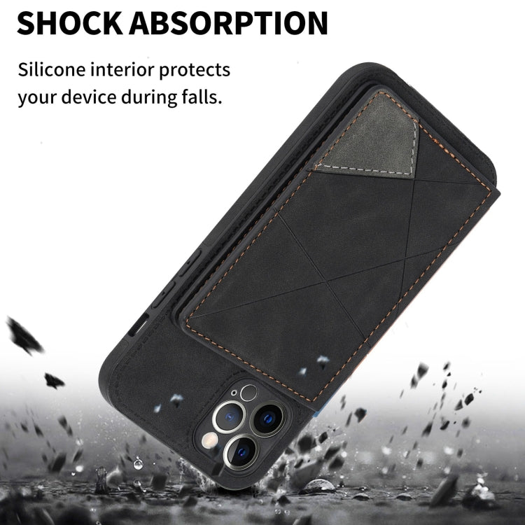 For iPhone 12 Pro Line Card Holder Phone Case