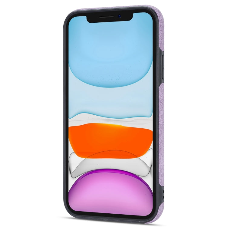 For iPhone 11 Line Card Holder Phone Case