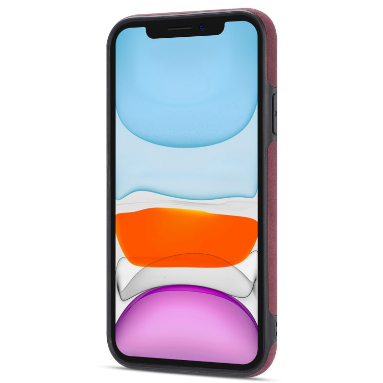 For iPhone 11 Line Card Holder Phone Case