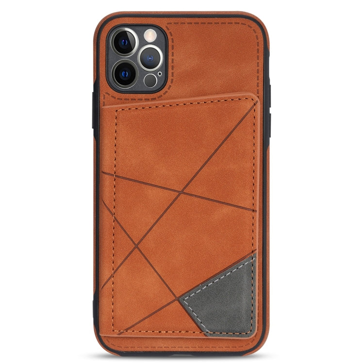 For iPhone 11 Pro Line Card Holder Phone Case