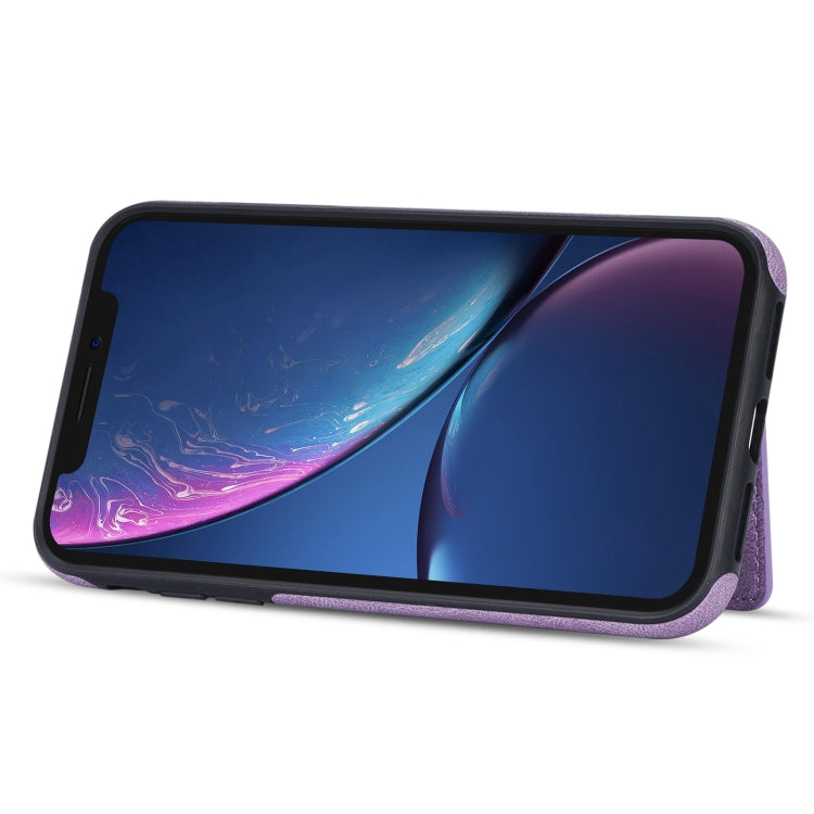 For iPhone XR Line Card Holder Phone Case