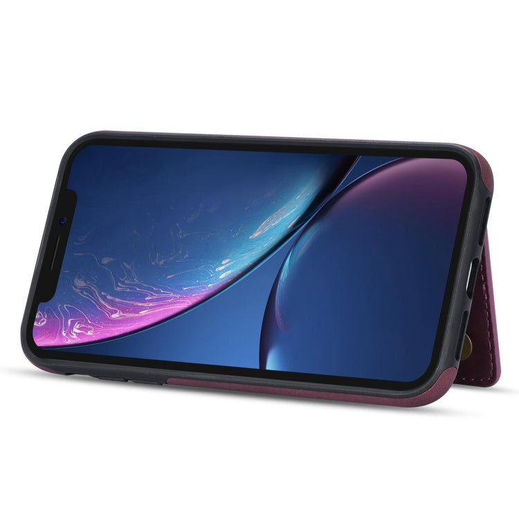 For iPhone XS Max Line Card Holder Phone Case