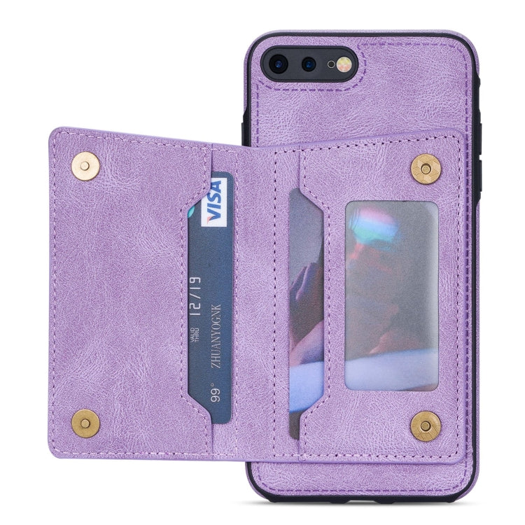 Line Card Holder Phone Case For iPhone 8 Plus / 7 Plus