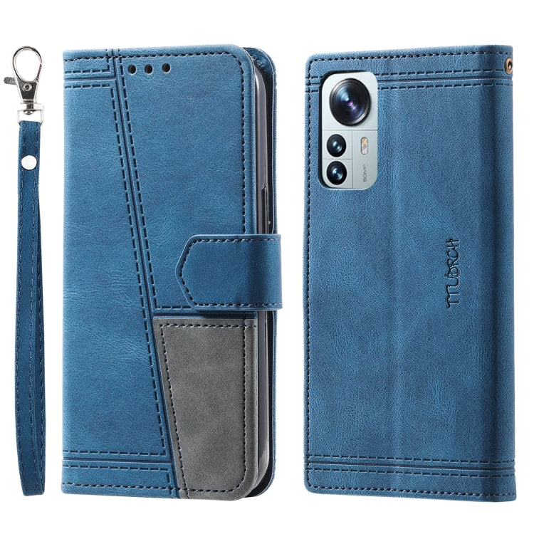 For Xiaomi 12 / 12X / 12S Splicing Leather Phone Case