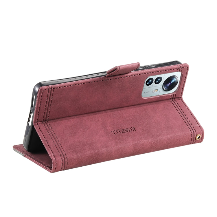 For Xiaomi 12 Pro / 12S Pro Splicing Leather Phone Case