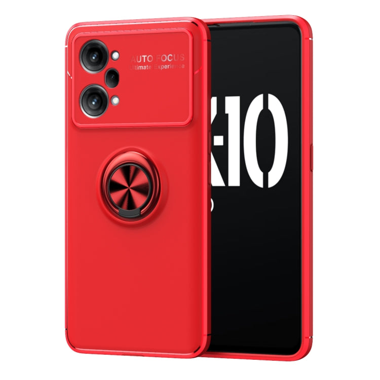 For OPPO K10 Pro Metal Ring Holder TPU Phone Case