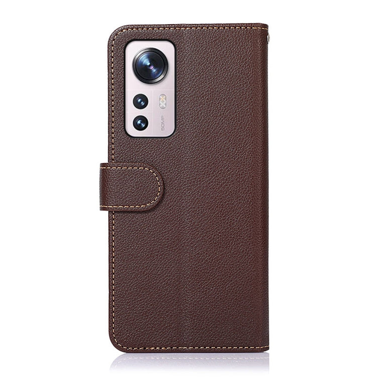 For Xiaomi 12 Lite KHAZNEH Litchi Texture Leather RFID Phone Case