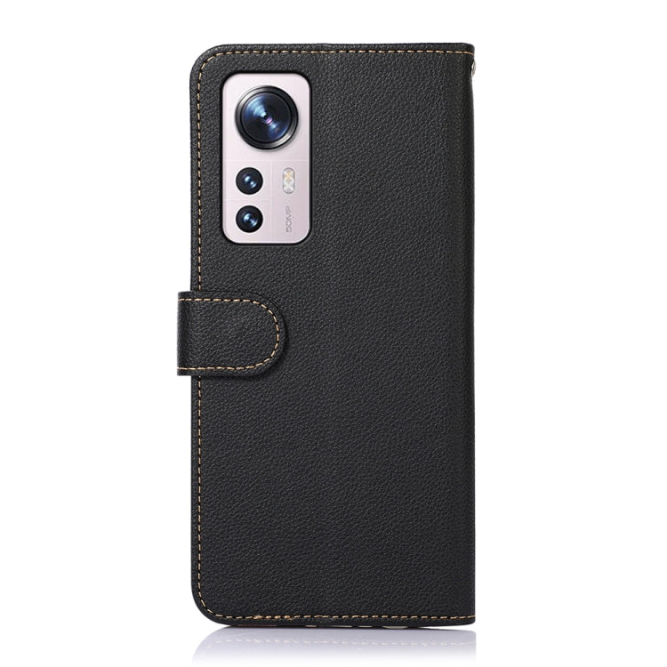 For Xiaomi 12 Lite KHAZNEH Litchi Texture Leather RFID Phone Case