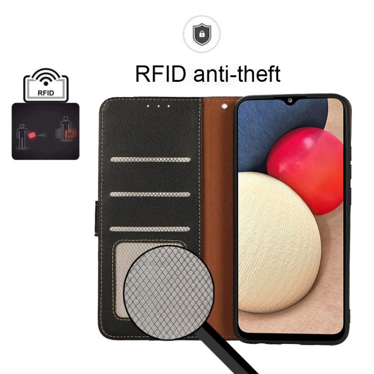 For Xiaomi 12 Lite KHAZNEH Litchi Texture Leather RFID Phone Case