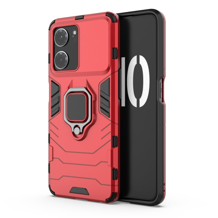 For OPPO K10 Magnetic Ring Holder PC + TPU Phone Case