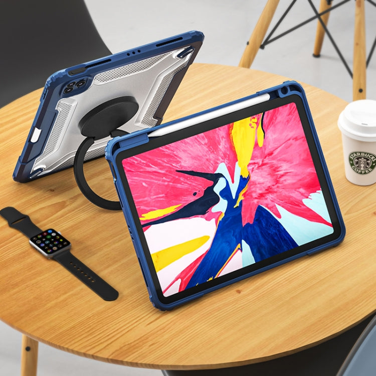 For iPad Pro 11 2022 / 2021 / 2020 / Air 2020 10.9 WIWU Mecha Tablet Protective Case with Rotating Bracket